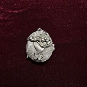 Taz Locket Pendant Vintage 90s Necklace Starline 1997 Warner Bros